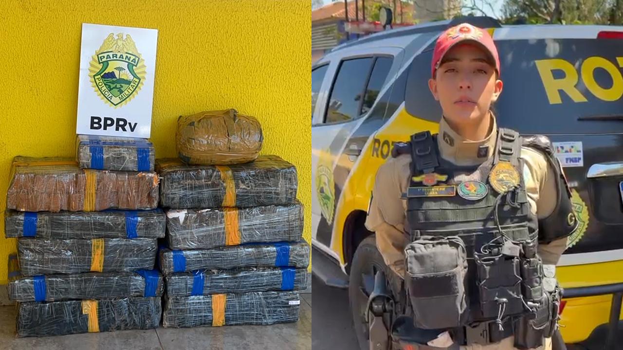 ROTAM apreende maconha e skunk que seriam trazidos para Cascavel