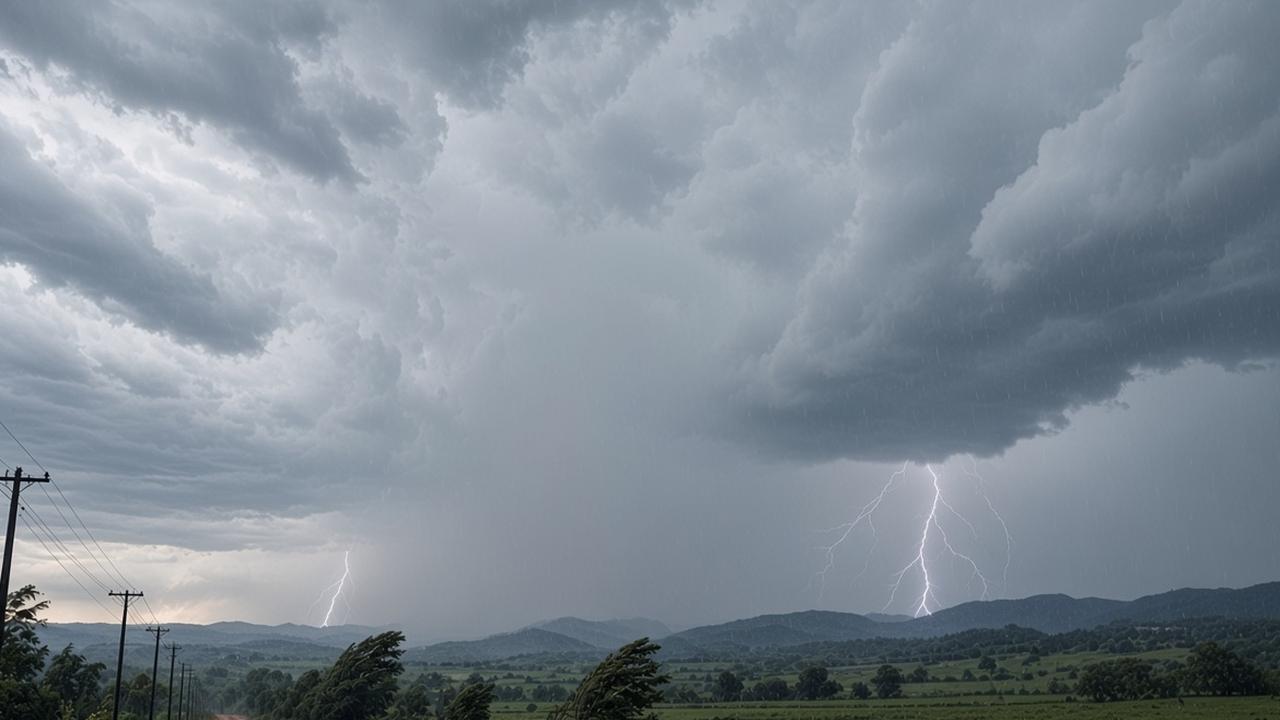 Paraná tem previsão de chuvas fortes e temporais durante o fim de semana