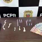 Imagem relativa a PCPR prende duas pessoas por tráfico de drogas em Fazenda Rio Grande