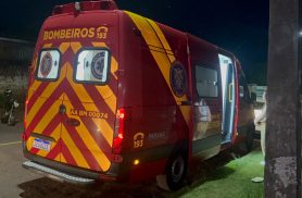 Acidente em Cascavel entre duas motocicletas deixa homem ferido no Bairro Brasília