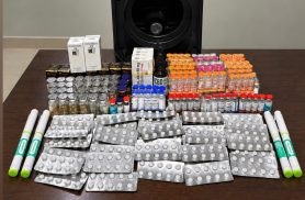 PM apreende medicamentos para emagrecimento, anabolizantes e canabidiol em ônibus