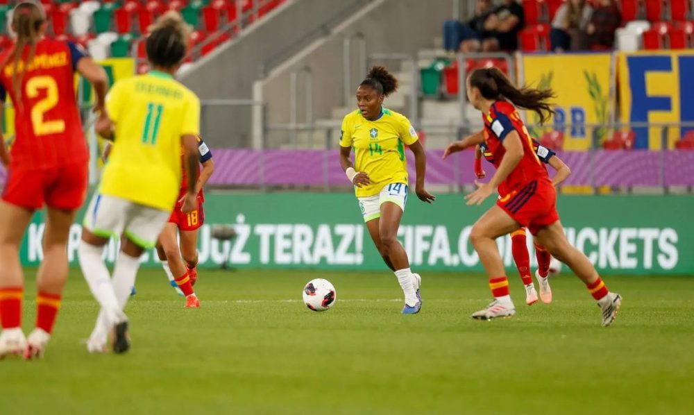 Imagem referente a Brasil é eliminado pela Espanha nas quartas da Copa Feminina sub-20