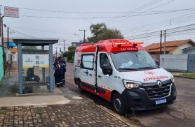 Dormiu no ponto em Cascavel e o SAMU foi acionado Dormiu no ponto em Cascavel e o SAMU foi acionado