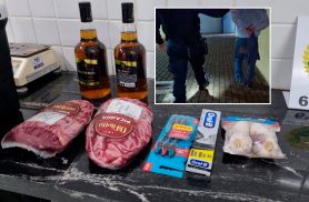 Ladrão monta “kit churrasco” com picanha e whisky e acaba detido em Cascavel Ladrão monta “kit churrasco” com picanha e whisky e acaba detido em Cascavel