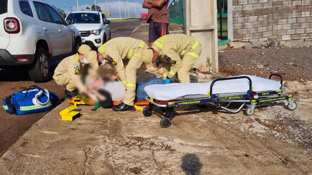 Idoso é atacado por Pitbull em Cascavel