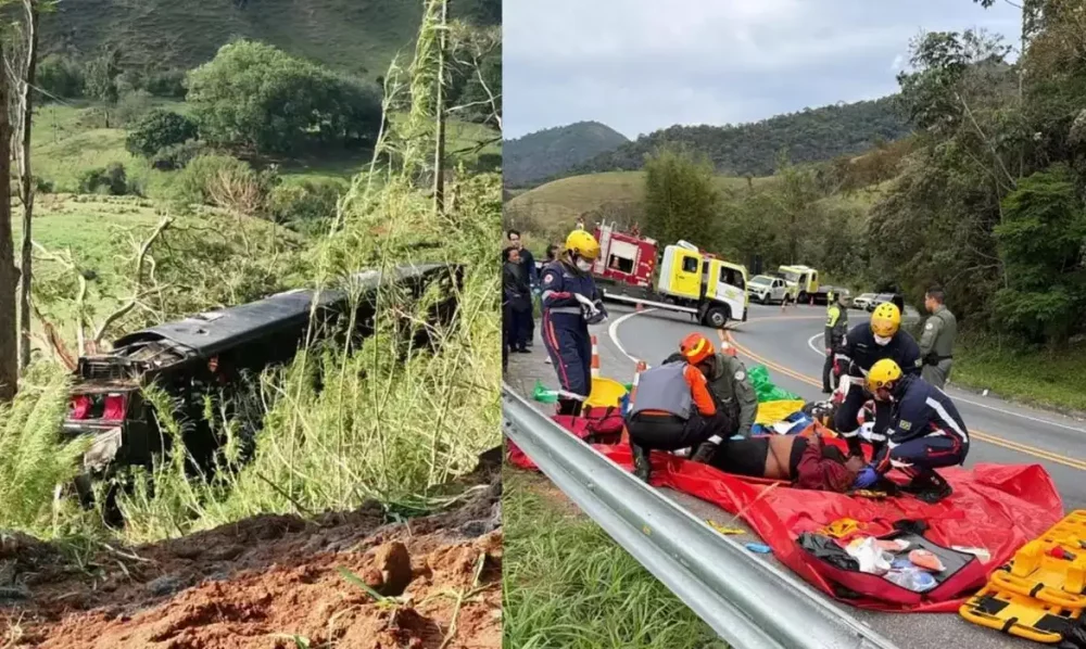 Imagem referente a Cinco pessoas morrem em acidente com ônibus no interior de SP