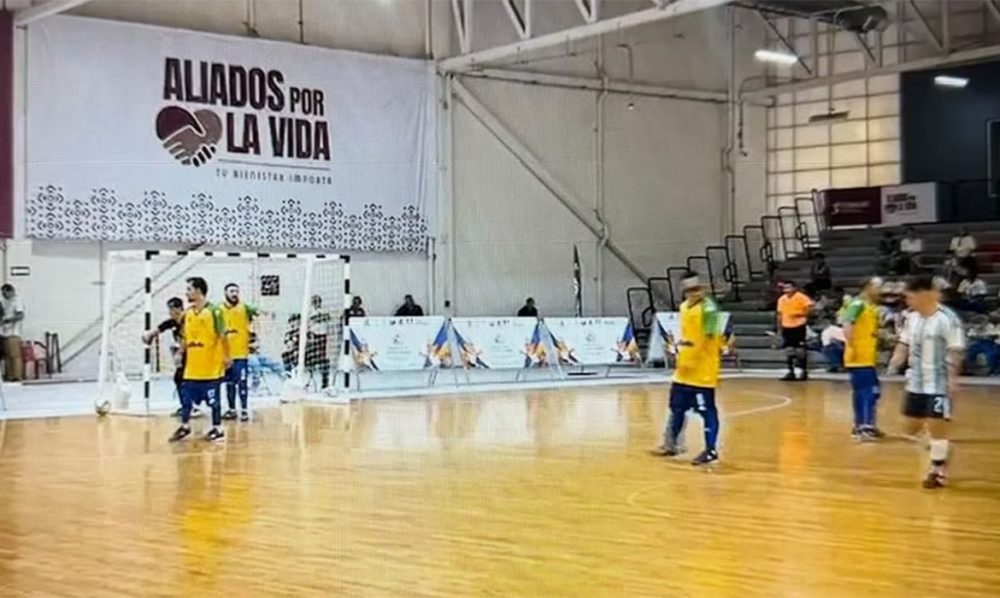 Imagem referente a Contra a Argentina, Brasil é tetracampeão mundial de futsal down
