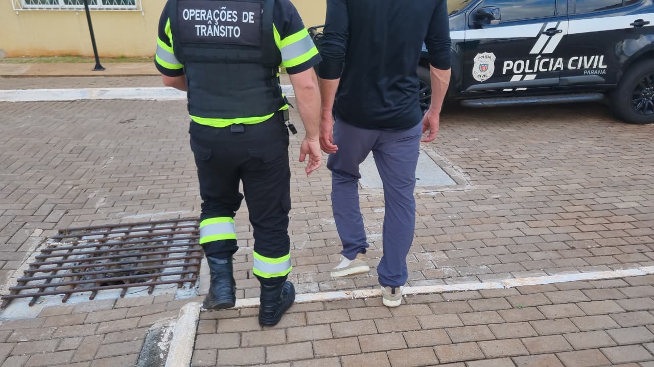 Motociclista é detido por embriaguez após abordagem da Transitar em Cascavel