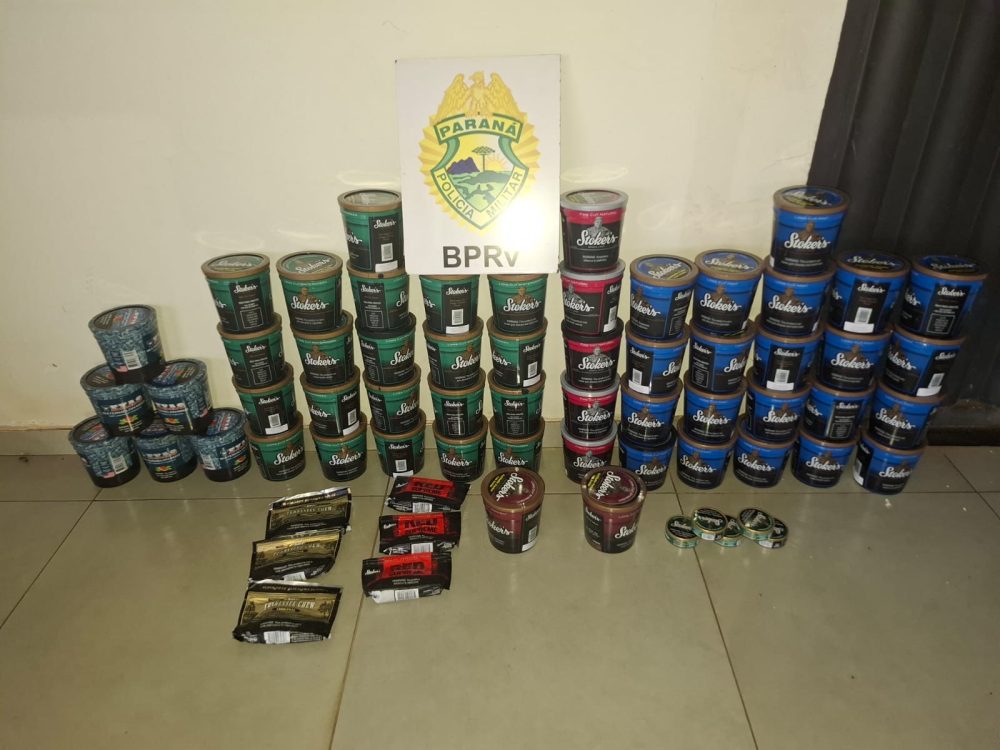 Fumo é apreendido durante operação na PRC-272 em Iporã Imagem referente a Fumo é apreendido durante operação na PRC-272 em Iporã