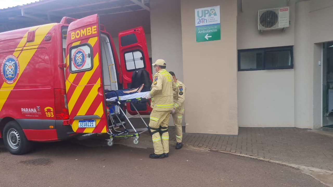 Menina de 14 anos cai em bueiro e é socorrida às margens da PR-486, em Cascavel