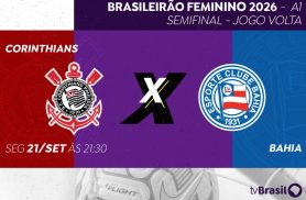 Futebol feminino: TV Brasil exibe Corinthians e Bahia pela semifinal