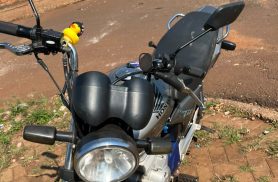 Motocicleta do "patinho amarelo" é apreendida por irregularidades de trânsito no Cascavel Velho
