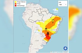 Temporal em Cascavel: Inmet emite alerta vermelho de grande perigo para tempestade e ventos acima de 100 km/h