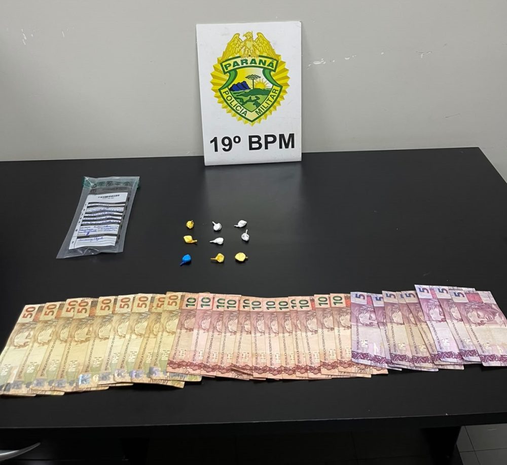 Imagem referente a Homem é preso por tráfico de drogas durante cumprimento de mandado em Santa Helena
