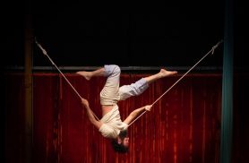 Circo da Cuesta leva teatro, música e acrobacias ao palco do Teatro Municipal