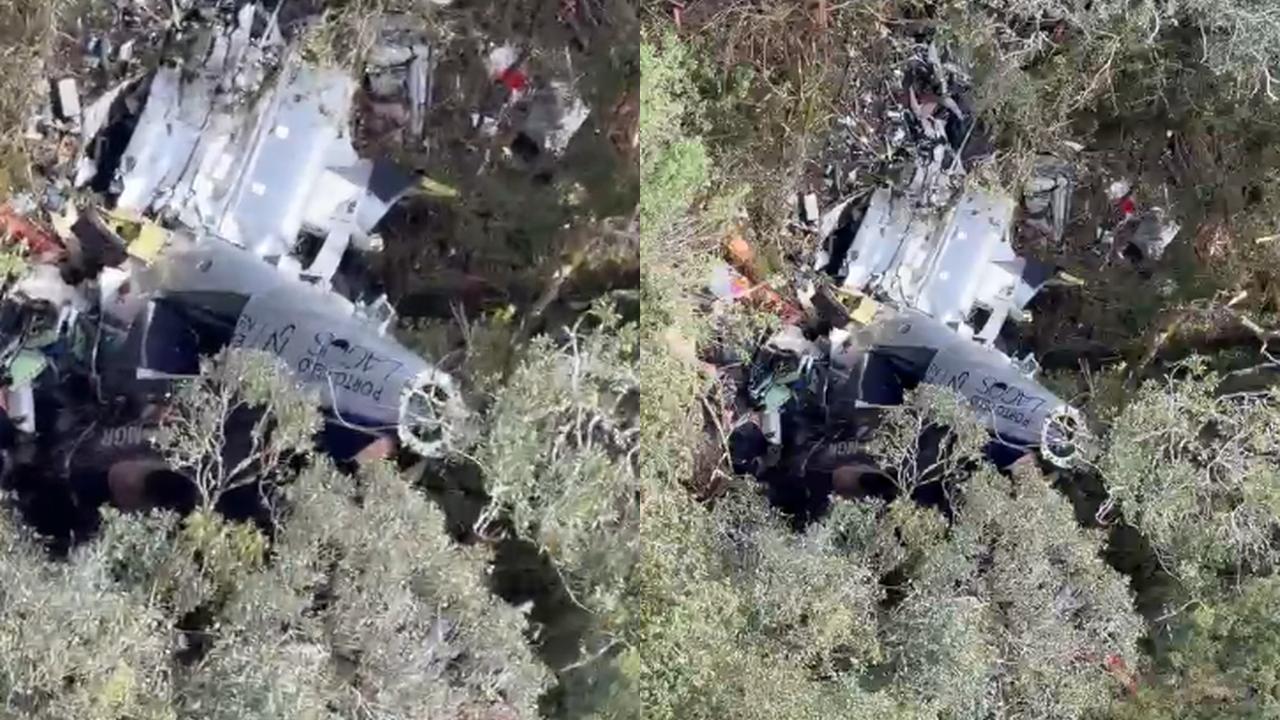 Vídeo mostra destroços de helicóptero que caiu com cantor Rick