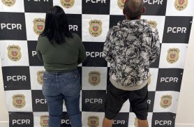 No amor e na droga: casal é preso por tráfico na região central de Cascavel