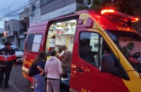 Siate é acionado para atender acidente de trânsito na Rua Cuiaba