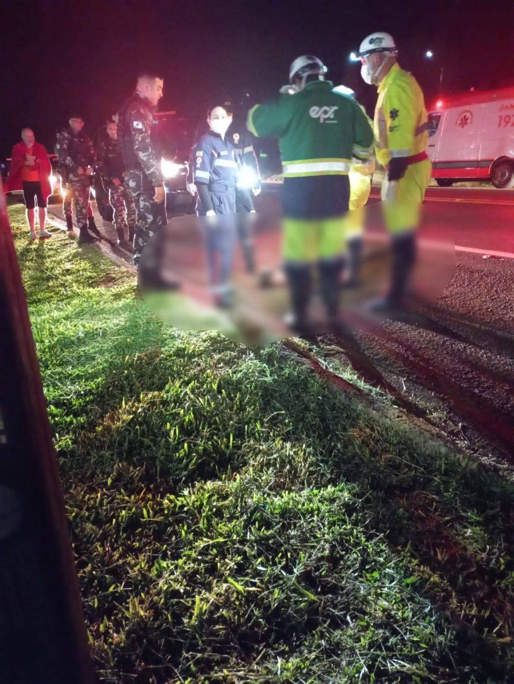 Imagem referente a Acidente na BR-277 em Matelândia deixa homem morto após atropelamento por táxi