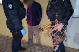 GM detém homem com fios e alicate de corte no bairro Santa Cruz, em Cascavel