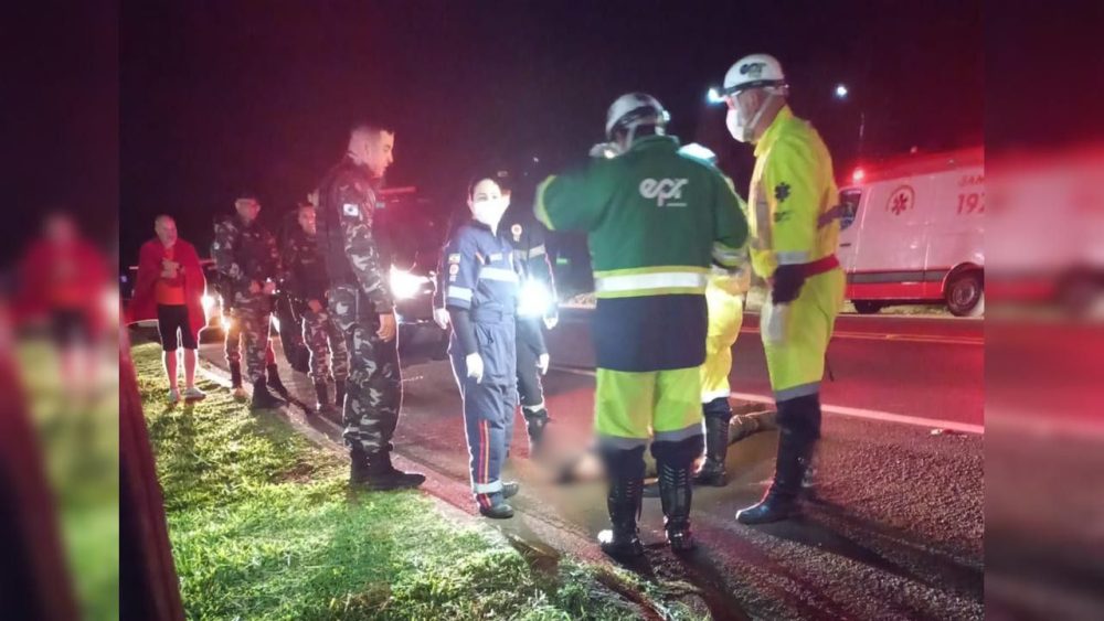 Imagem referente a PRF detalha atropelamento com morte na rodovia BR-277