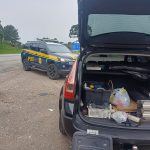 Imagem relativa a PRF recupera módulos eletrônicos furtados de caminhões e prende suspeito na BR-277