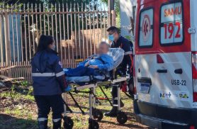 Homem é socorrido após sentir dor no peito no bairro Santa Cruz em Cascavel