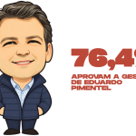 Imagem relativa a Eduardo Pimentel tem 76% de aprovação em Curitiba