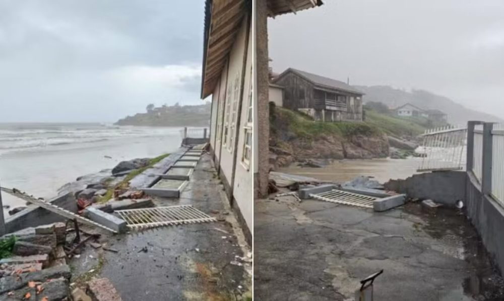 Imagem referente a Tsunami meteorológico: entenda o evento raro e rápido que atingiu SC