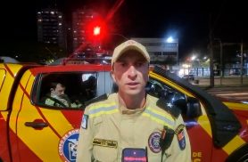 "Contusão e dor": bombeiro detalha acidente onde idoso ficou ferido no centro de Cascavel "Contusão e dor": bombeiro detalha acidente onde idoso ficou ferido no centro de Cascavel
