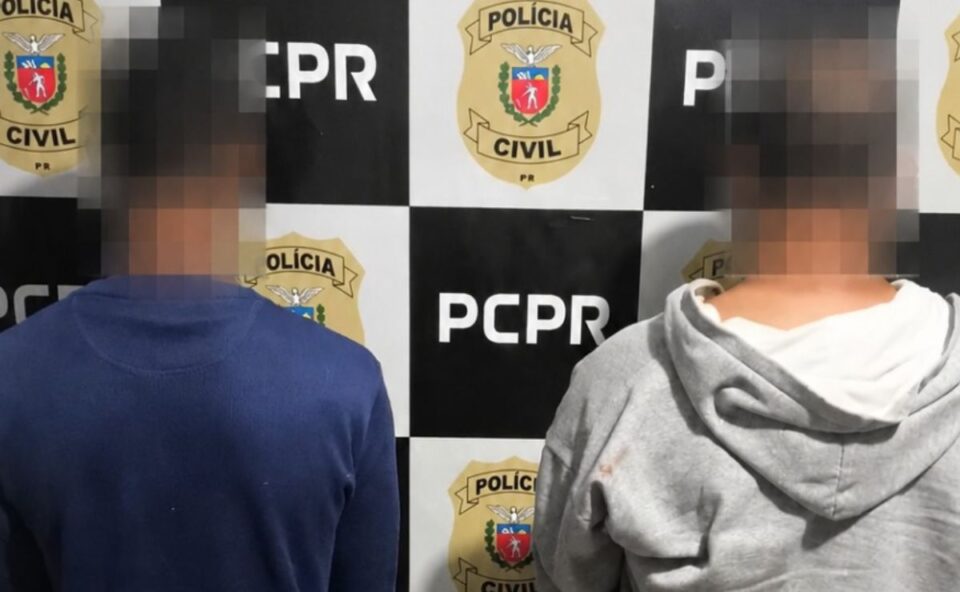 Imagem referente a Polícia prende dois homens investigados por roubar e atear fogo em homem no Noroeste do Paraná