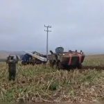 Imagem relativa a Vídeo mostra blindados do Exército auxiliando no transporte de postes em região de difícil acesso