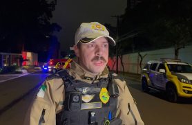 "O capacete evitou o pior": PM fala do auto propelido arrastado por carro no Centro de Cascavel
