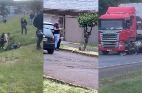 Gestante tem perna amputada após ser atropelada por moto