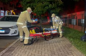 Siate é acionado para atender homem caído no gramado próximo ao portão do HU em Cascavel
