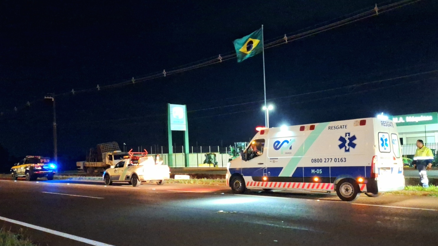 Homem é encontrado ferido e desorientado na BR-277, em Cascavel