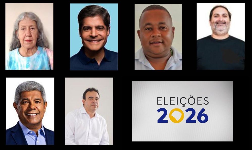 Imagem referente a Conheça os seis candidatos a governador da Bahia