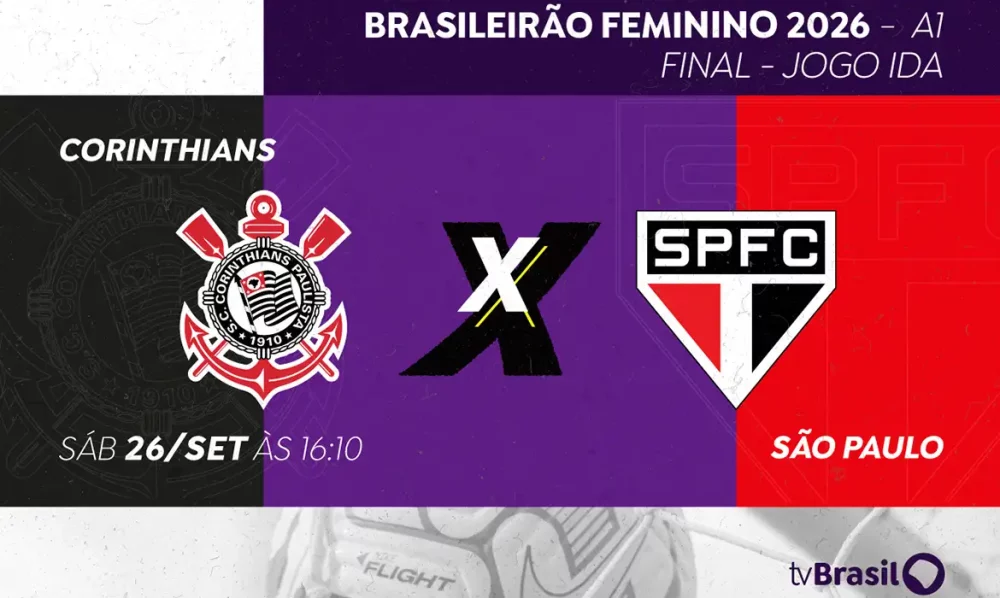 Imagem referente a Brasileirão Feminino: TV Brasil transmite Corinthians e São Paulo