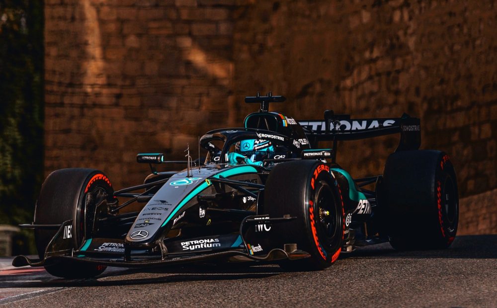 George Russell humilha concorrência e conquista pole no GP do Azerbaijão Imagem referente a George Russell humilha concorrência e conquista pole no GP do Azerbaijão