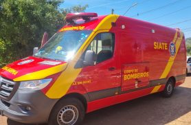 Ciclista sofre queda e precisa ser socorrido no Universitário
