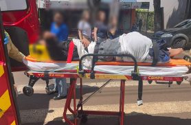 Menina sofre lesão no joelho após acidente em colégio no Jardim Cristal
