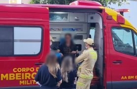 Mulher é atropelada no Centro de Cascavel