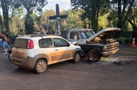Acidente na PR-239 em Nova Cantu deixa motociclista morto e mulher ferida