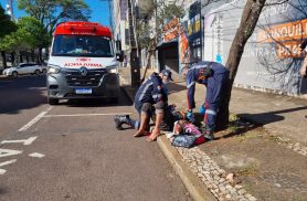 Homem é encontrado embriagado dormindo na rua no Centro de Cascavel