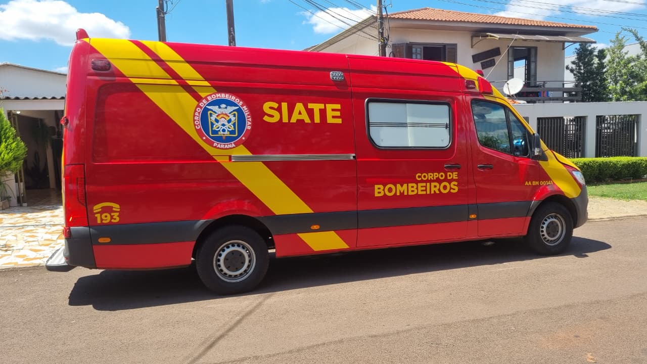 Queda no Bairro Universitário deixa homem ferido em Cascavel