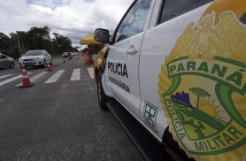 Acidente na PR-170 em Guarapuava deixa uma pessoa morta após colisão entre carro e caminhão