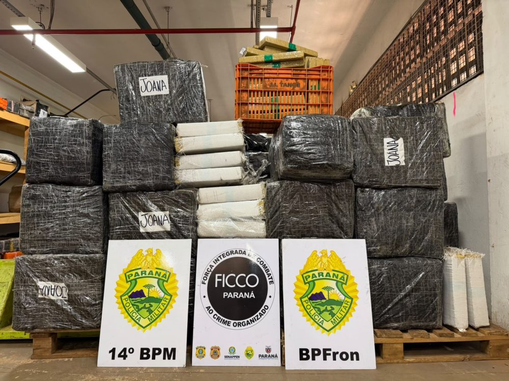 Imagem referente a Polícia Militar dá prejuízo de mais de R$ 3,3 milhões para o crime com apreensão em São Miguel do Iguaçu