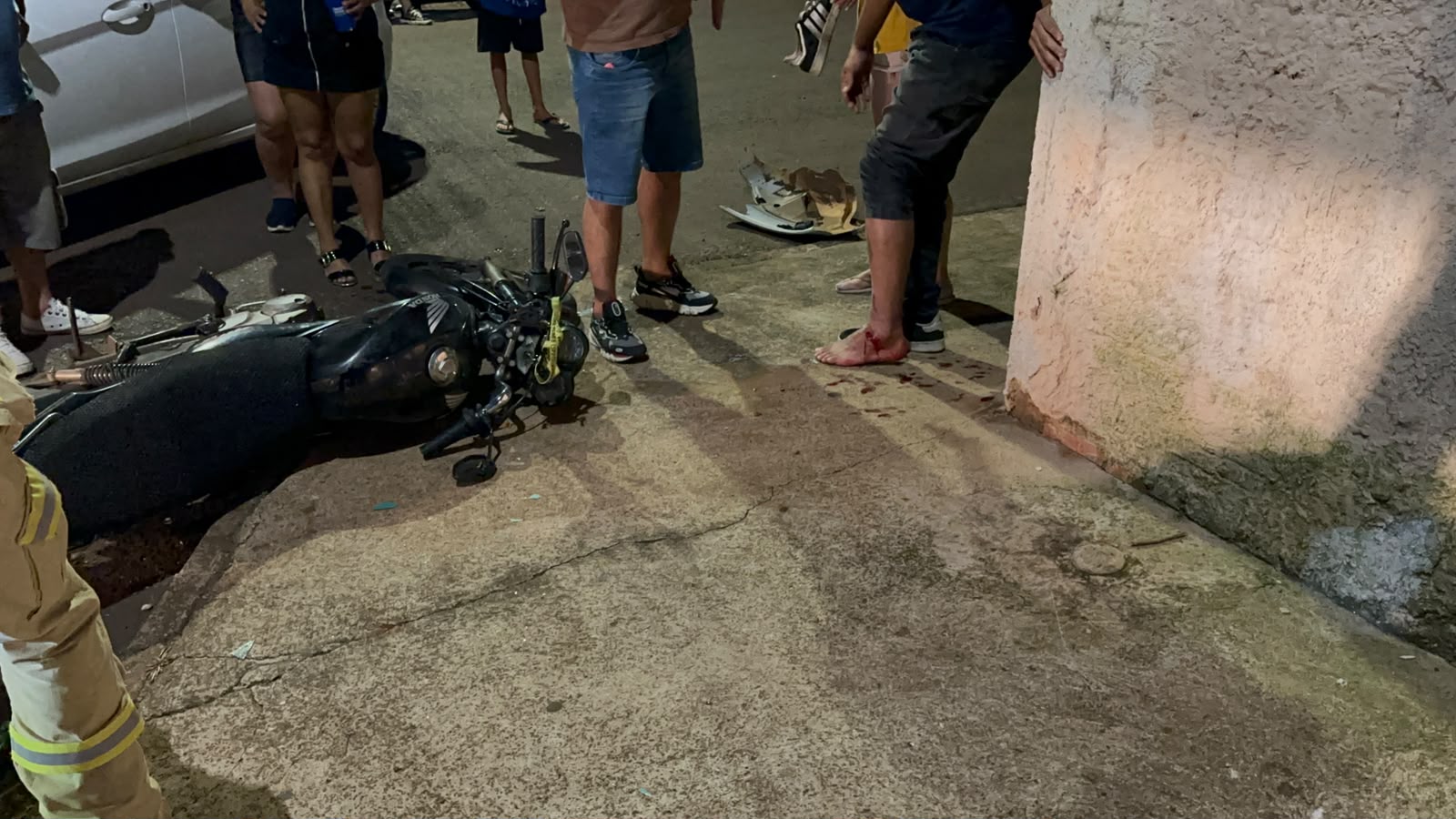 Siate é acionado para atender acidente de trânsito na Rua Silverstone, no Bairro Interlagos
