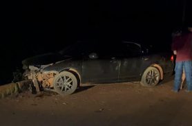 Motorista de Fusion recusa atendimento após acidente em estrada de Cascavel Motorista de Fusion recusa atendimento após acidente em estrada de Cascavel