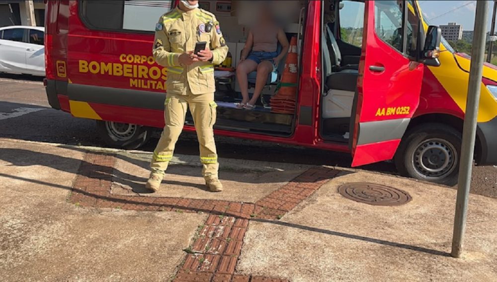 Imagem referente a Acidente entre dois carros deixa mulher ferida em Cascavel